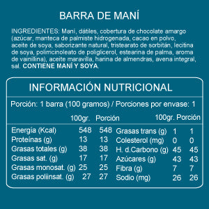 Barra de Maní Mis amigos Veganos