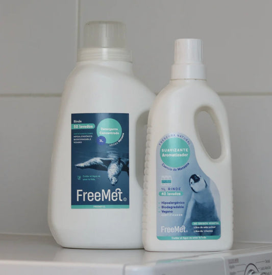 Pack detergente + Suavizante concentrado Freemet